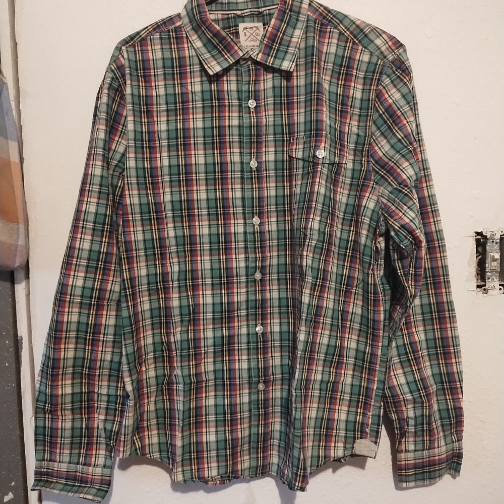LS Co. Striped button down shirt